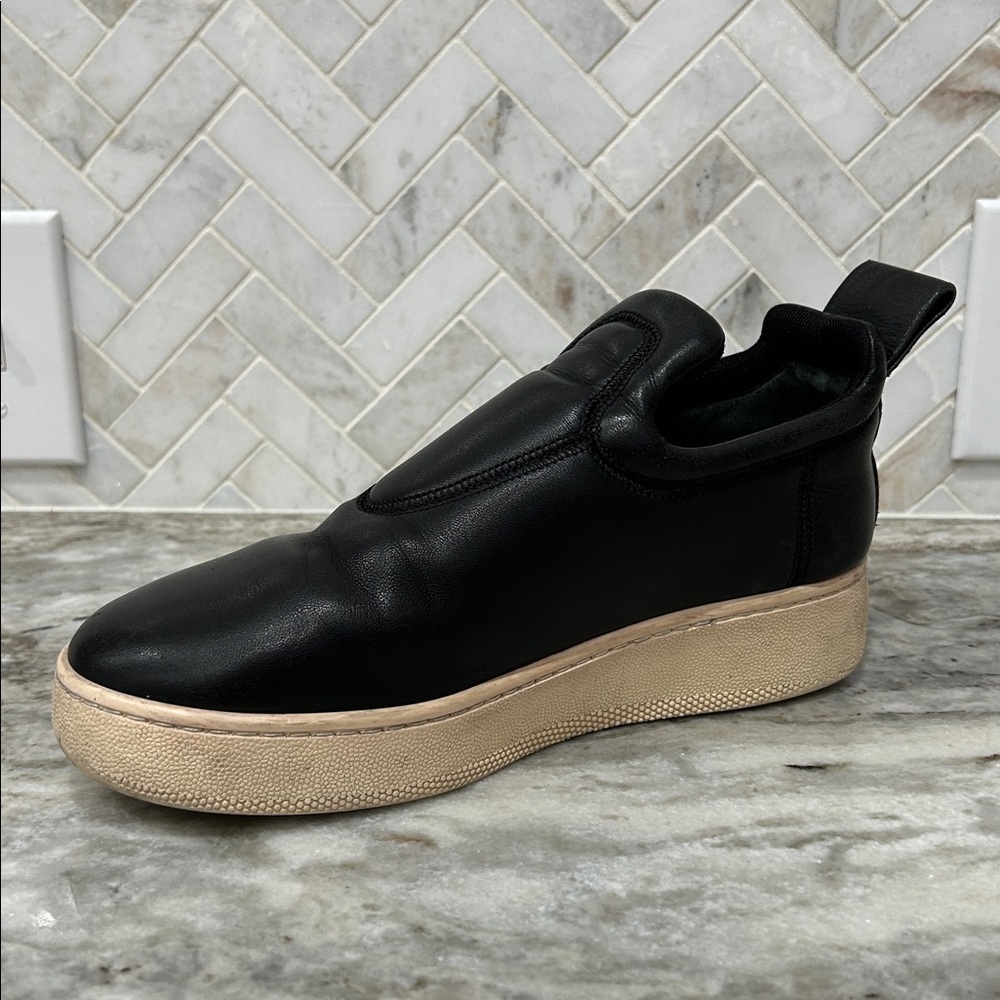 Celine Black Leather Trainers